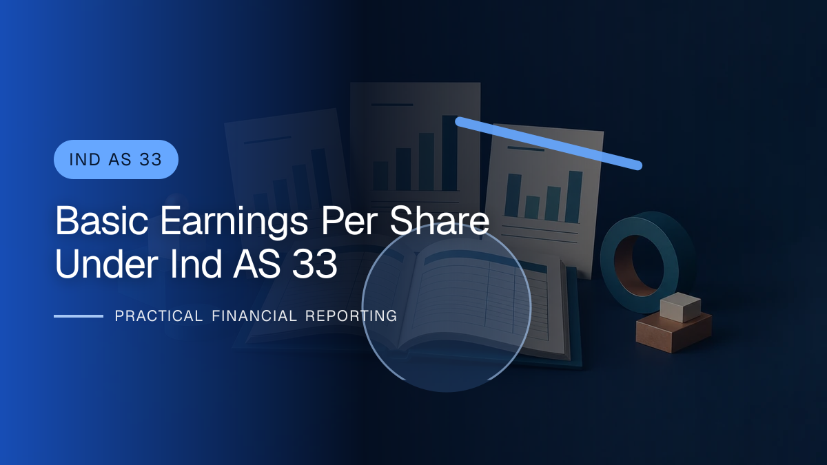 Original finance artwork for Basic Earnings per Share under Ind AS 33