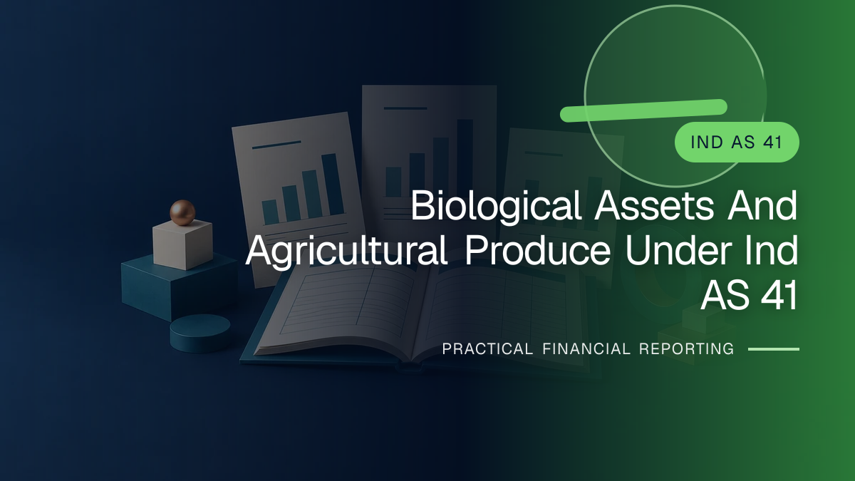 Original finance artwork for Biological Assets and Agricultural Produce under Ind AS 41