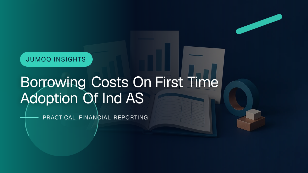 Original finance artwork for Borrowing Costs on First-time Adoption of Ind AS