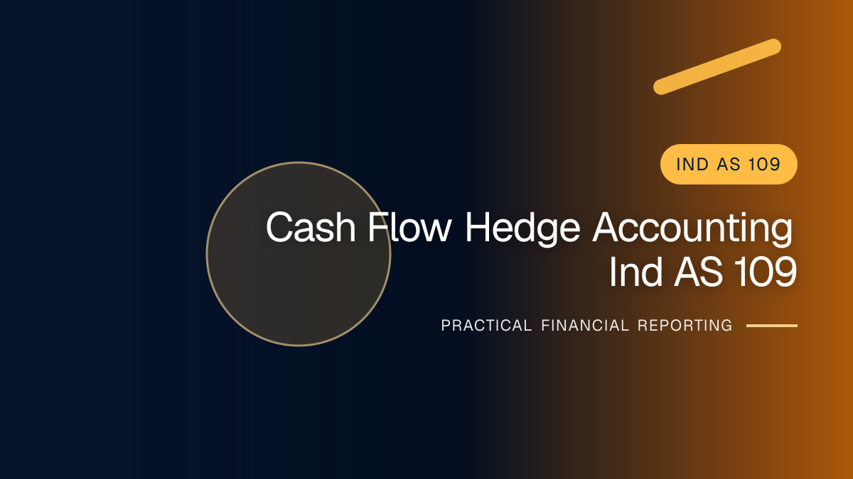 Financial guidelines and documents representing cash flow hedge accounting