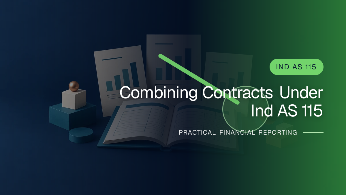Original finance artwork for Combining Contracts under Ind AS 115