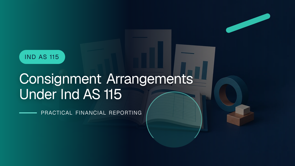 Original finance artwork for Consignment Arrangements under Ind AS 115