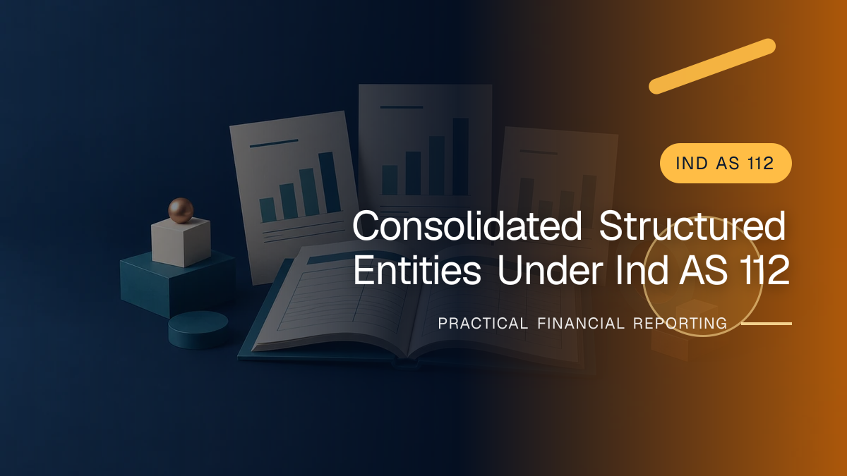 Original finance artwork for Consolidated Structured Entities under Ind AS 112