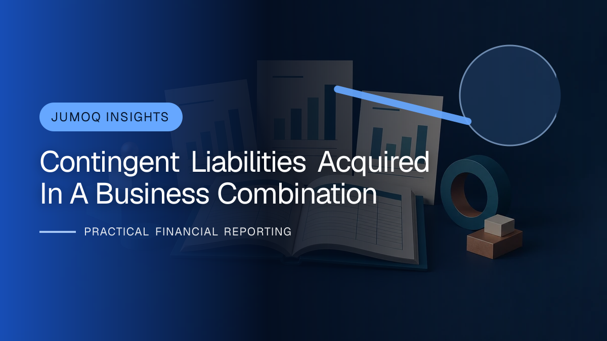 Original finance artwork for Contingent Liabilities Acquired in a Business Combination