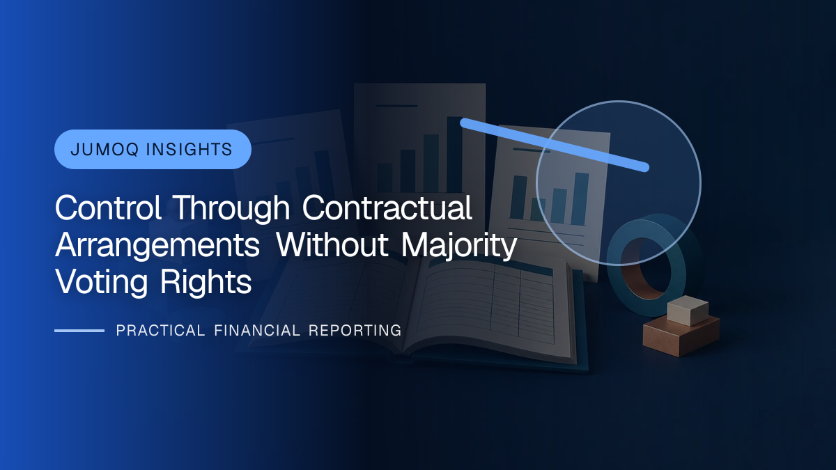 Original finance artwork for Control through Contractual Arrangements without Majority Voting Rights