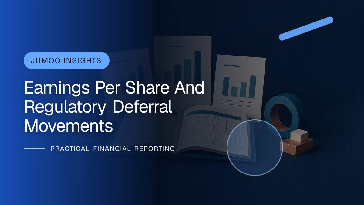 Original finance artwork for Earnings per Share and Regulatory Deferral Movements