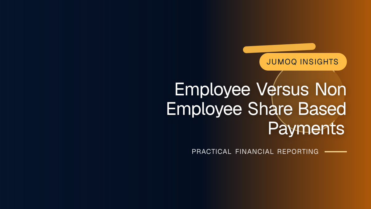Professional financial reporting illustration for Employee versus Non-employee Share-based Payments