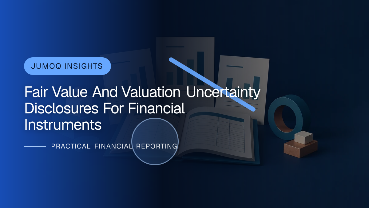 Original finance artwork for Fair Value and Valuation Uncertainty Disclosures for Financial Instruments