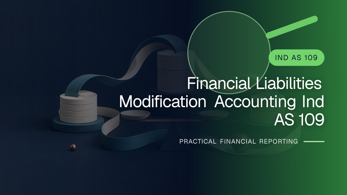 Original finance artwork for Financial Liabilities and Modification Accounting under Ind AS 109