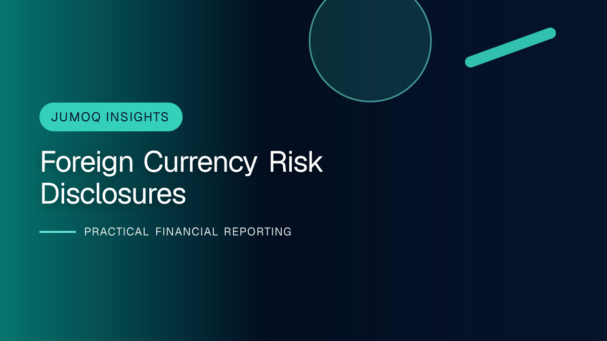 Professional financial reporting illustration for Foreign Currency Risk Disclosures
