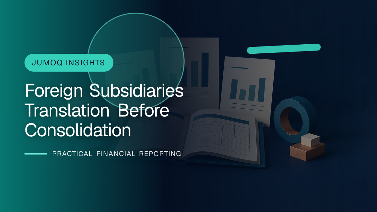 Original finance artwork for Foreign Subsidiaries: Translation before Consolidation