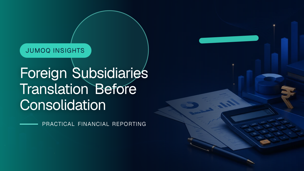 Professional financial reporting illustration for Foreign Subsidiaries: Translation before Consolidation