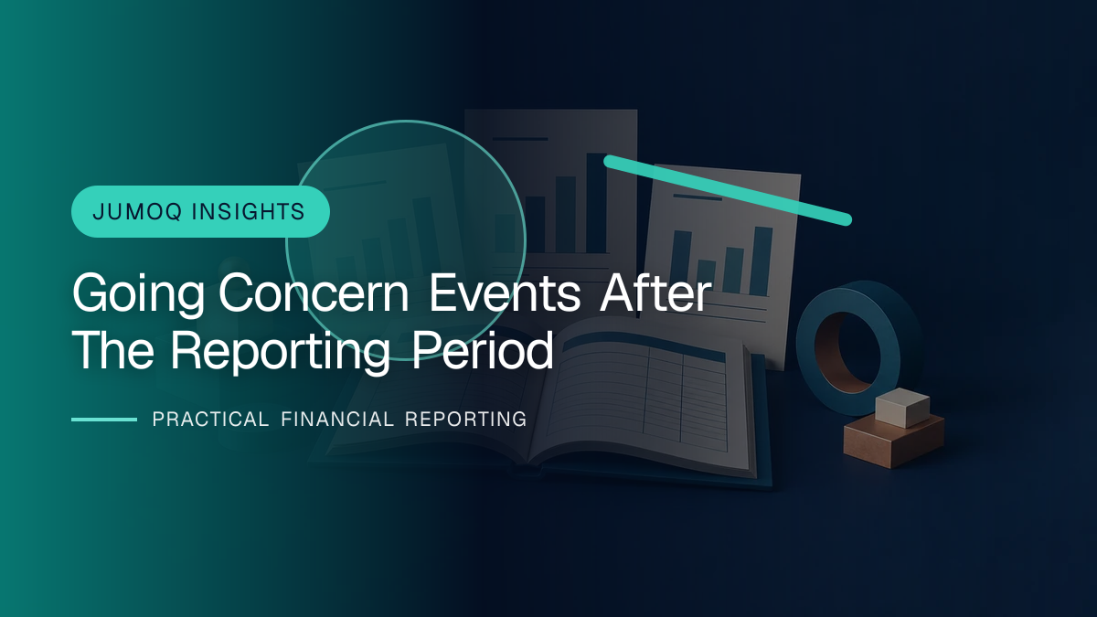 Original finance artwork for Going Concern Events after the Reporting Period