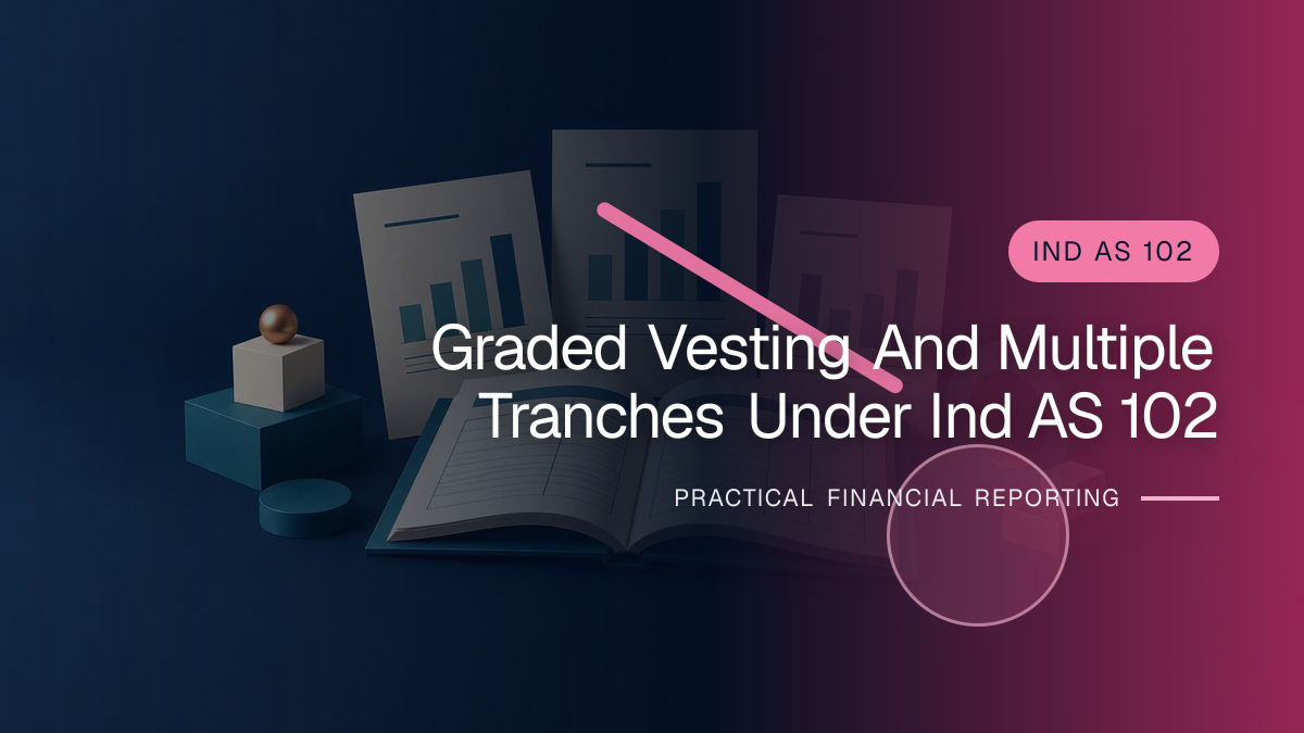 Original finance artwork for Graded Vesting and Multiple Tranches under Ind AS 102