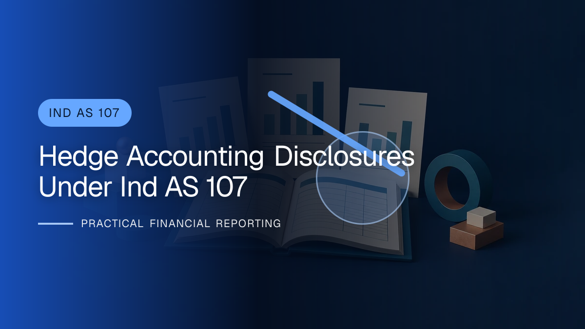 Original finance artwork for Hedge Accounting Disclosures under Ind AS 107