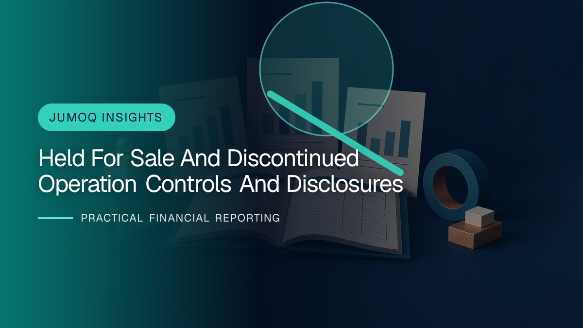 Original finance artwork for Held-for-sale and Discontinued-operation Controls and Disclosures