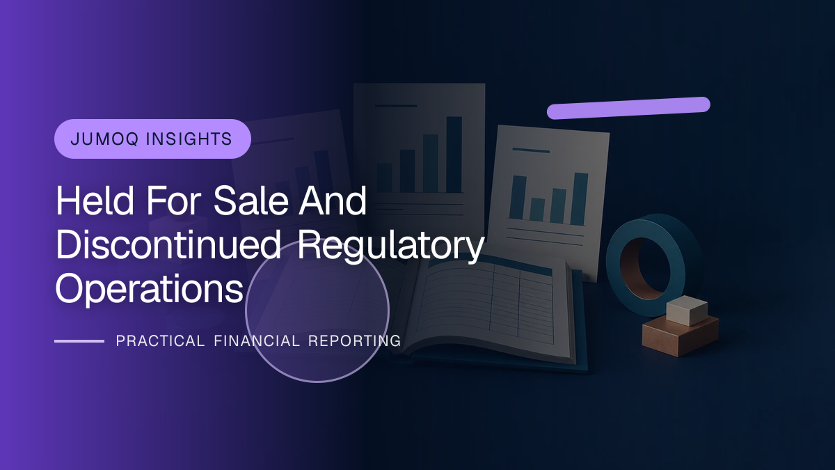 Original finance artwork for Held-for-sale and Discontinued Regulatory Operations