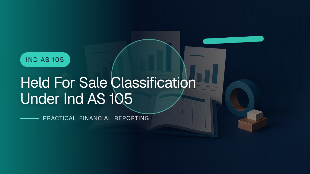 Original finance artwork for Held-for-sale Classification under Ind AS 105