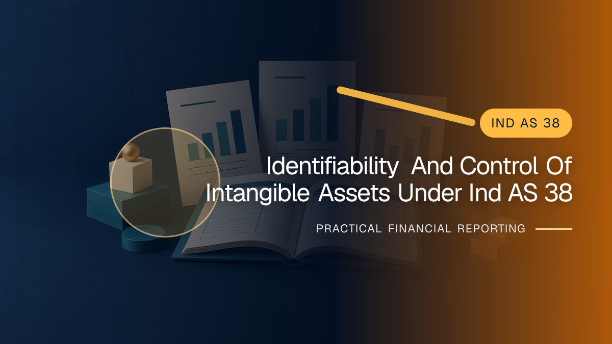 Original finance artwork for Identifiability and Control of Intangible Assets under Ind AS 38