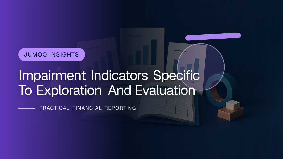 Original finance artwork for Impairment Indicators Specific to Exploration and Evaluation