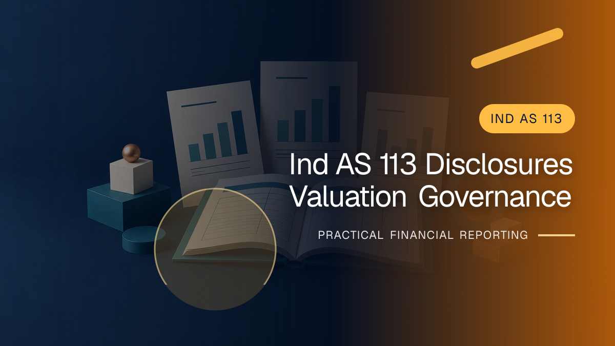 Original finance artwork for Ind AS 113 Disclosures and Valuation Governance