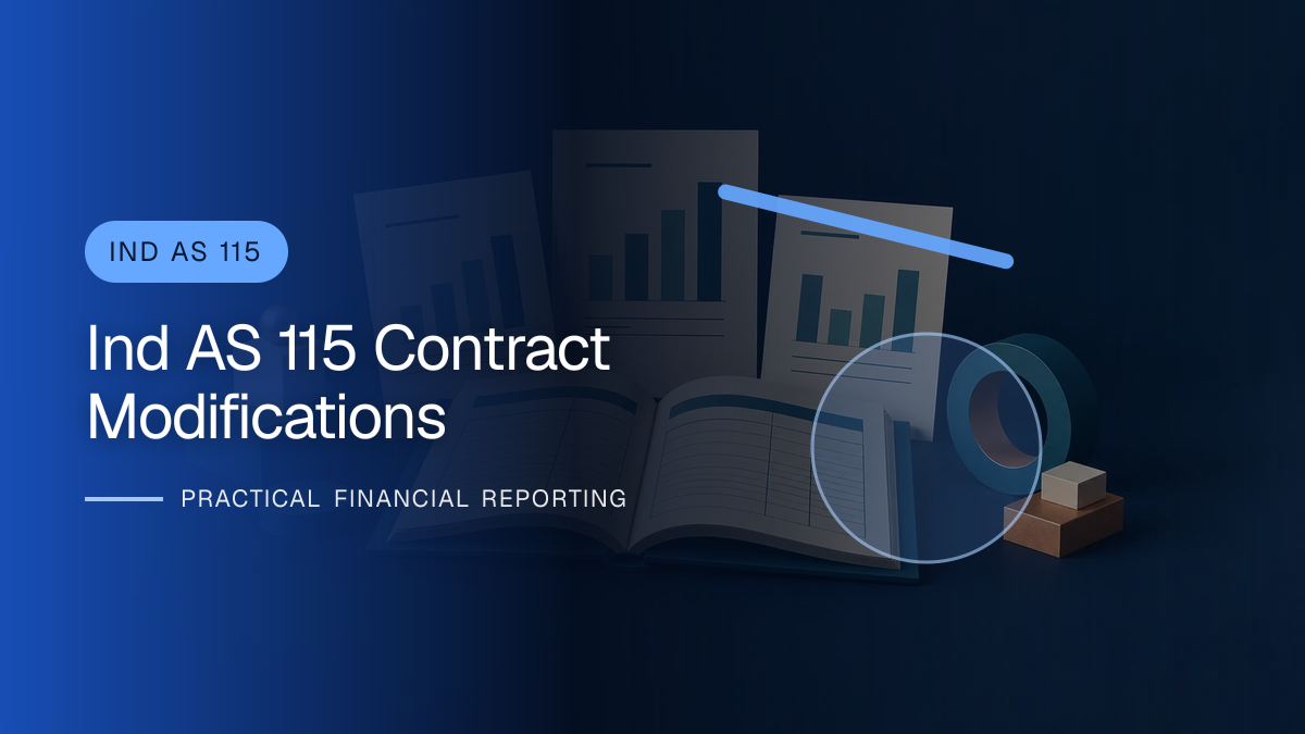 Original finance artwork for Contract Modifications under Ind AS 115: New Contract, Termination or Catch-Up?