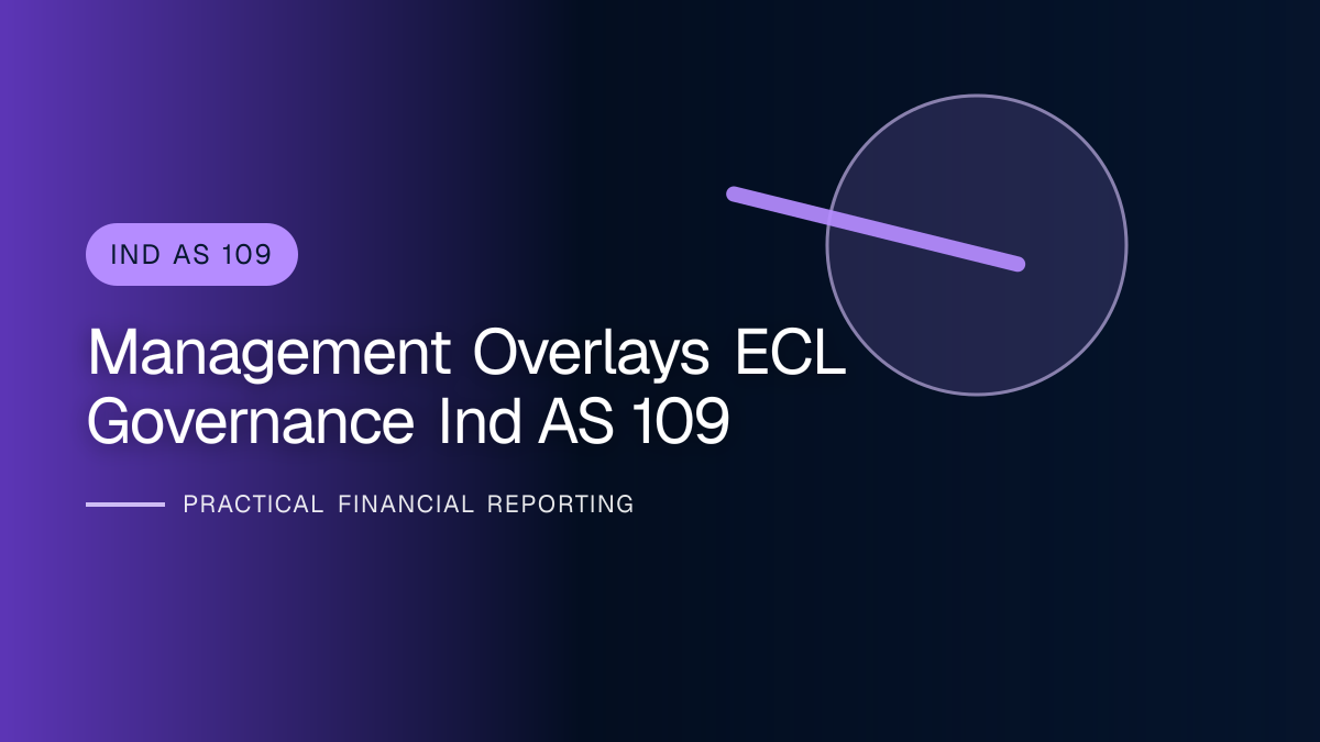 Professional finance team reviewing management overlays in ecl requirements and supporting accounting documentation