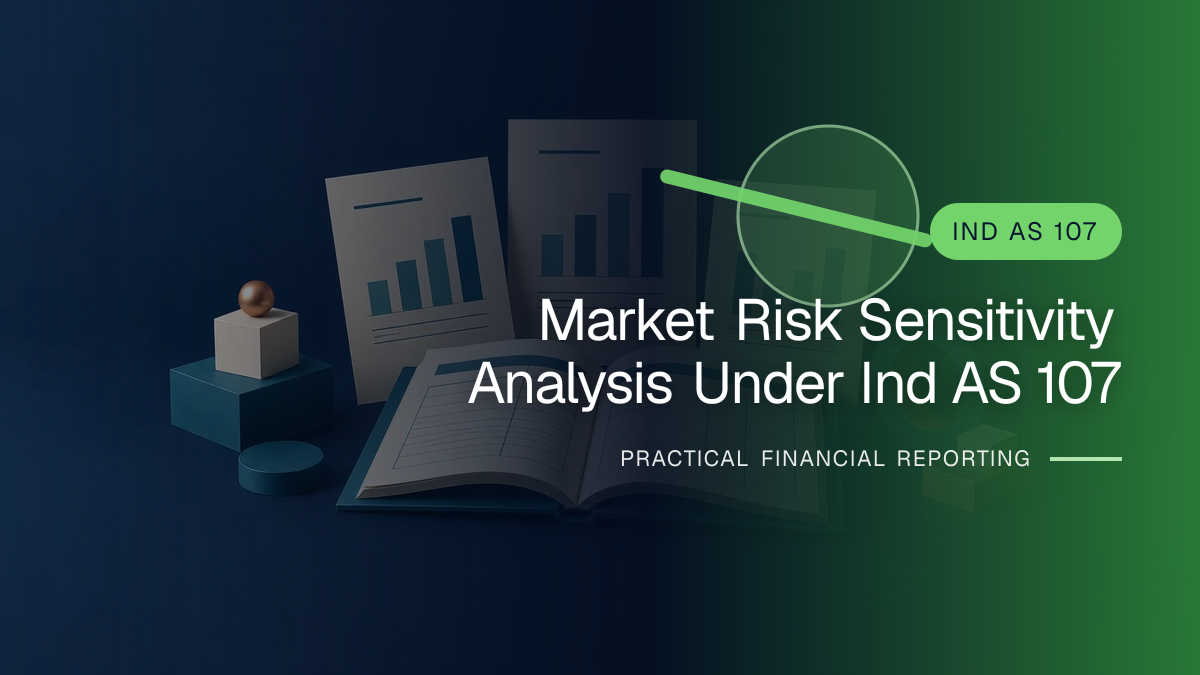 Original finance artwork for Market Risk Sensitivity Analysis under Ind AS 107