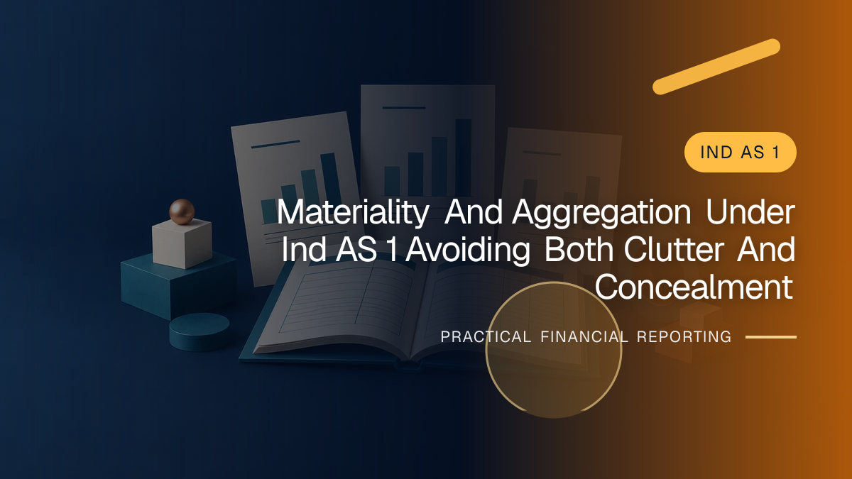 Original finance artwork for Materiality and Aggregation under Ind AS 1: Avoiding Both Clutter and Concealment