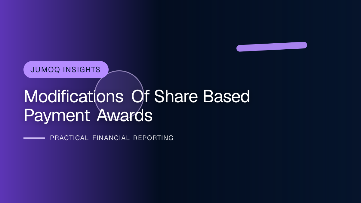 Professional financial reporting illustration for Modifications of Share-based Payment Awards