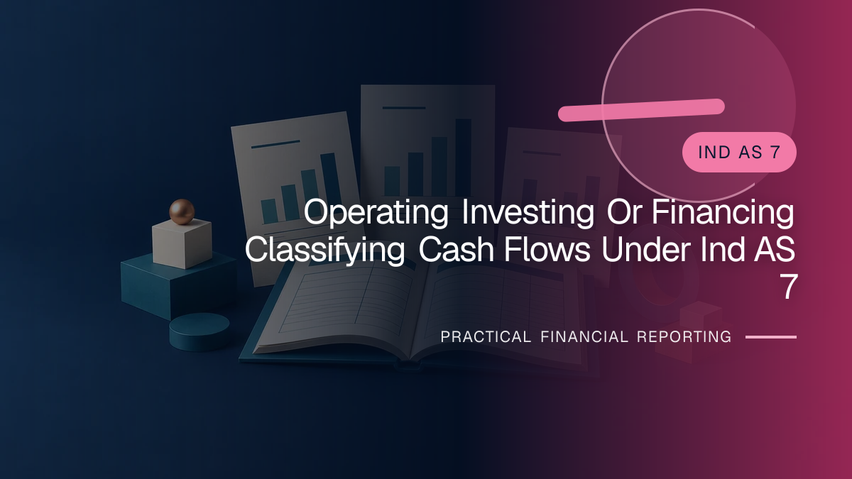 Original finance artwork for Operating, Investing or Financing? Classifying Cash Flows under Ind AS 7