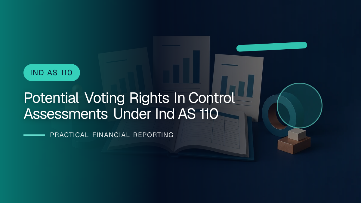 Original finance artwork for Potential Voting Rights in Control Assessments under Ind AS 110