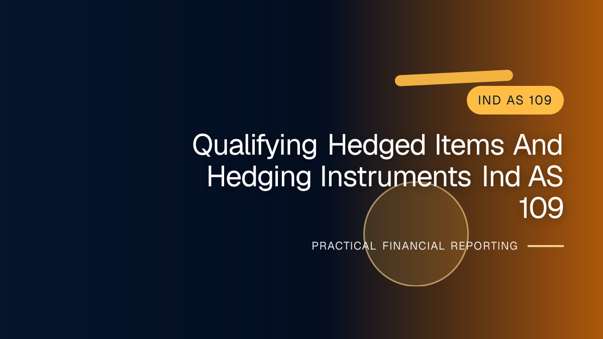 Bridge representing the link between a hedged item and a hedging instrument