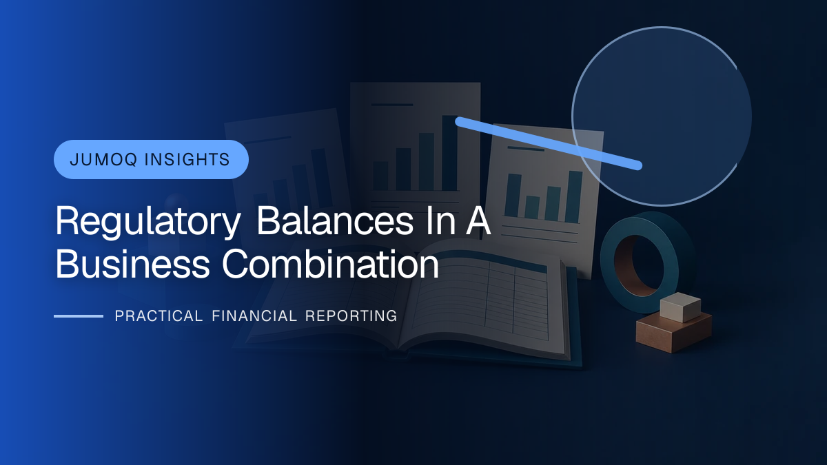 Original finance artwork for Regulatory Balances in a Business Combination