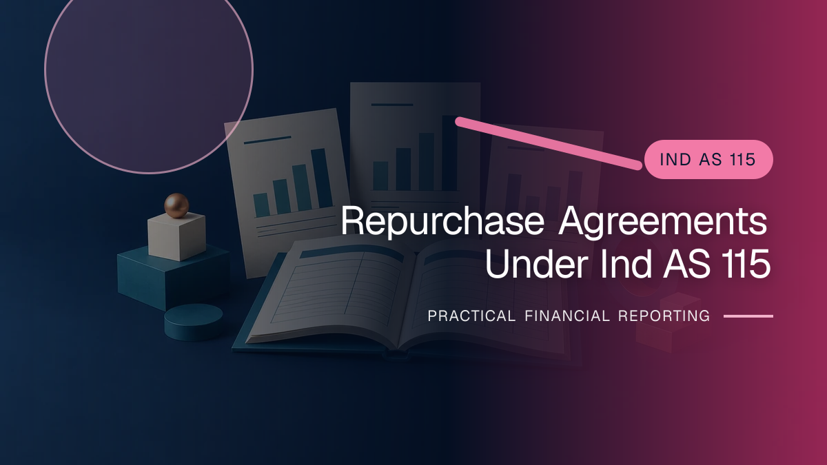 Original finance artwork for Repurchase Agreements under Ind AS 115