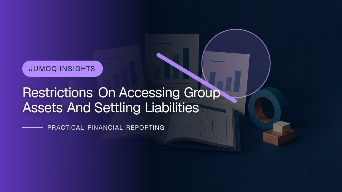 Original finance artwork for Restrictions on Accessing Group Assets and Settling Liabilities