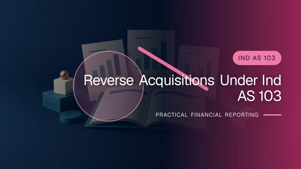 Original finance artwork for Reverse Acquisitions under Ind AS 103