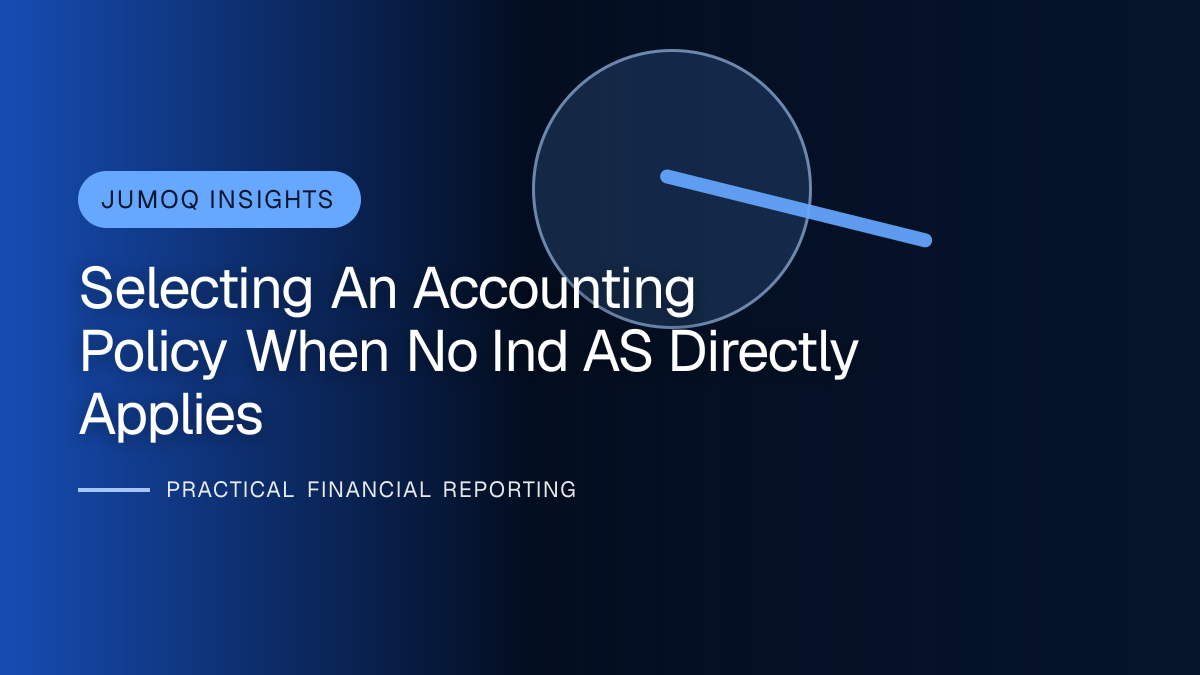 Professional financial reporting illustration for Selecting an Accounting Policy When No Ind AS Directly Applies
