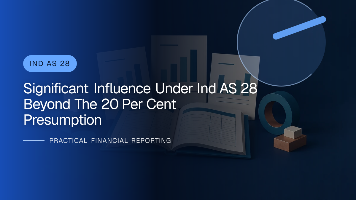 Original finance artwork for Significant Influence under Ind AS 28: Beyond the 20 Per Cent Presumption