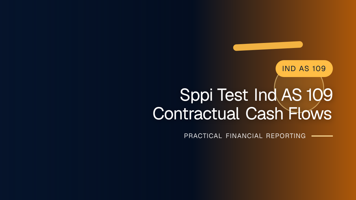 Professional finance team reviewing sppi under ind as 109 requirements and supporting accounting documentation