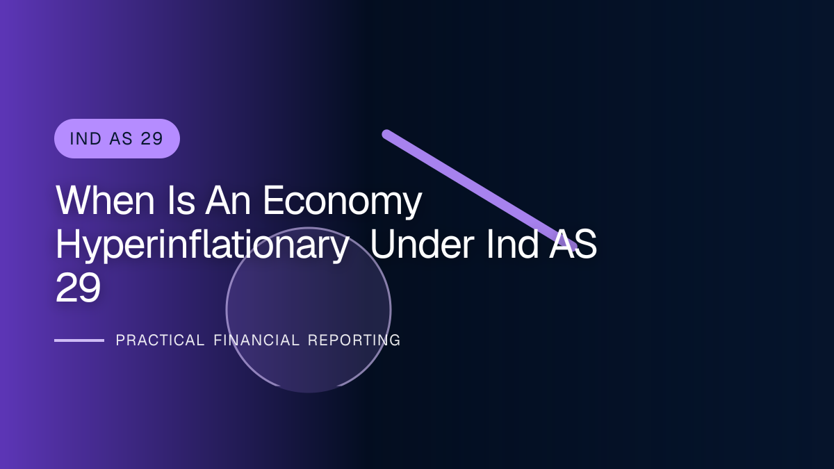 Professional financial reporting illustration for When Is an Economy Hyperinflationary under Ind AS 29?