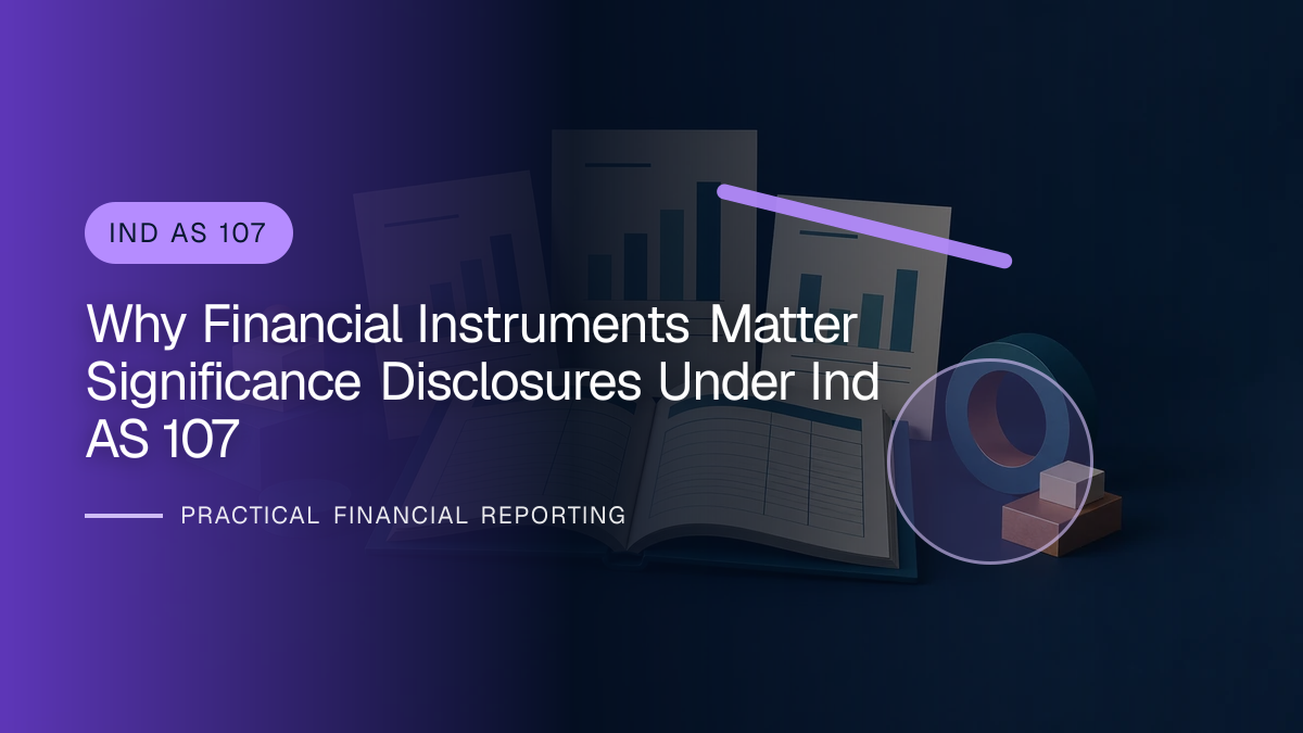 Original finance artwork for Why Financial Instruments Matter: Significance Disclosures under Ind AS 107